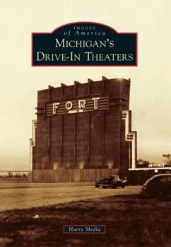 Paperback Michigan's Drive-In Theaters Book