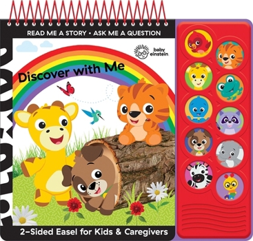 Board book Baby Einstein: Discover with Me 2-Sided Easel for Kids & Caregivers Sound Book [With Battery] Book