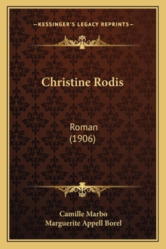 Paperback Christine Rodis: Roman (1906) [French] Book