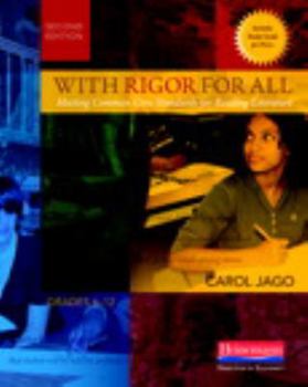 Paperback With Rigor for All: Meeting Common Core Standards for Reading Literature Book