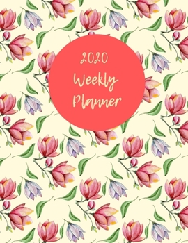 Paperback Floral Weekly 2020 Planner: An Organizer for Busy Women Book
