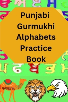 Paperback Punjabi Gurmukhi Alphabet Practice Book for Kids Book