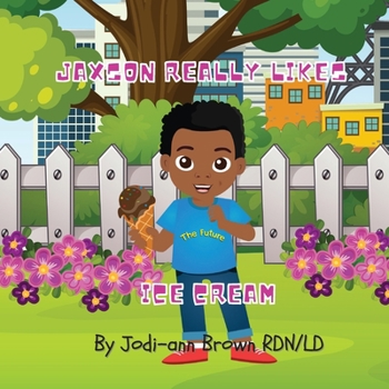 Paperback Jaxson really likes Ice Cream Book