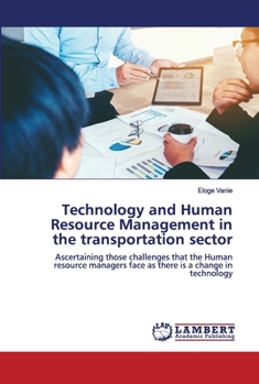 Paperback Technology and Human Resource Management in the transportation sector Book