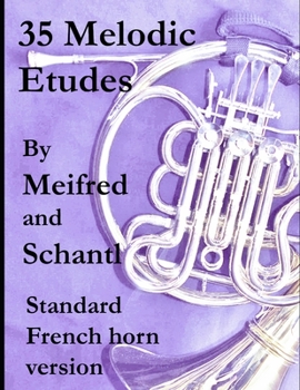 Paperback 35 Melodic Etudes, Standard French Horn Version Book