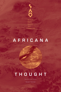 Paperback Africana Thought: Volume 108 Book