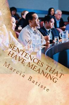 Paperback Sentences That Have Meaning Book