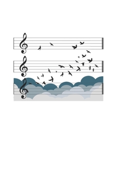 Carnet De Notes: Musique Orchestre Oiseaux Chef De Choeur Cadeau 120 Pages, 6X9 (Environ A5), Grille � Point