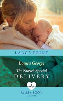 Hardcover The Nurse's Special Delivery [Large Print] Book