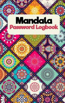 Paperback Mandala: Password Logbook & Internet Address: Keep track of: usernames, password Book