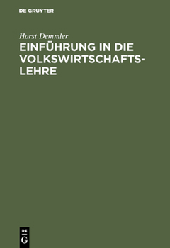 Hardcover Einführung in die Volkswirtschaftslehre [German] Book