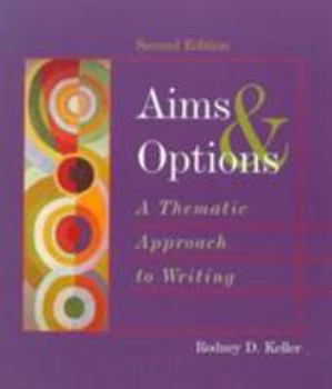 Paperback Aims and Options: A Thematic Approach to Writing Book