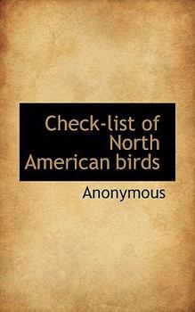 Paperback Check-List of North American Birds Book