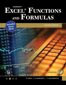 Paperback Microsoft Excel Functions and Formulas Book