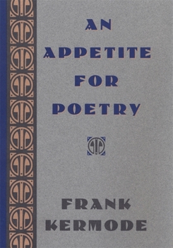 Hardcover An Appetite for Poetry Book