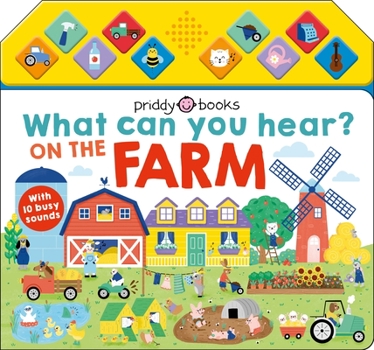 Board book What Can You Hear: On the Farm Book