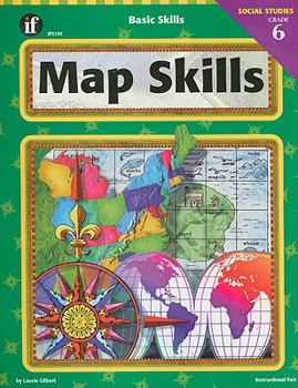 Paperback Map Skills, Grade 6 Book