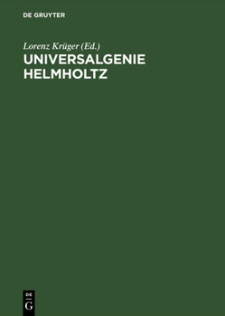 Hardcover Universalgenie Helmholtz [German] Book