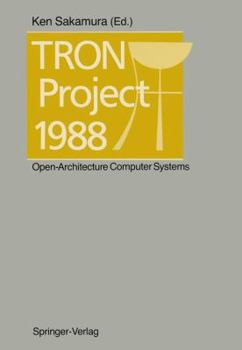 Paperback Tron Project 1988: Open-Architecture Computer Systems Book