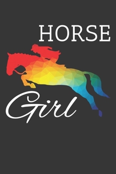 Horse Girl Notebook: Lined Journal, 120 Pages, 6 x 9, Affordable Gift Journal Matte Finish
