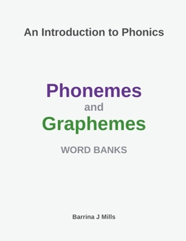 Paperback An Introduction to Phonics Phonemes and Graphemes Word Banks Book