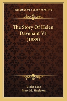 Paperback The Story Of Helen Davenant V1 (1889) Book