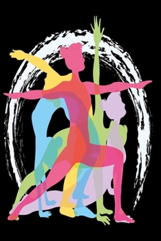 Yoga Diary black version: Fitness Notebook, Diary and Journal with 120 Lined Pages