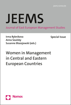 Women in Management in Central and Eastern European Countries: Journal of East European Management Studies (Jeems) - Special Issue