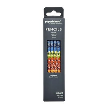 Gaudi's Sun 4 Pack Pencils by Paperblanks (Gaudi's Mosaics)