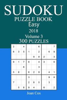 Paperback 300 Easy Sudoku Puzzle Book - 2018 Book