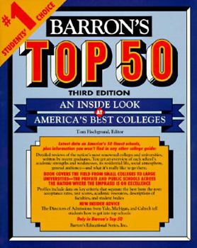 Paperback Barron's Top 50: An Inside Look at America's Best Colleges Book