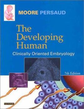 Paperback The Developing Human: Clinically Oriented Embryology Book