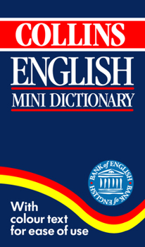 Paperback Collins English Mini-dictionary: 1993 Book