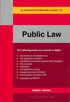 Paperback Straightforward Guide To Public Law Book