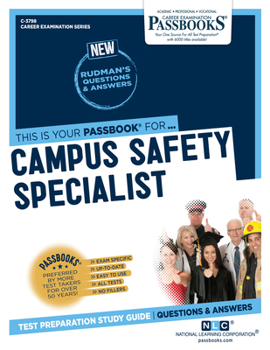 Paperback Campus Safety Specialist (C-3798): Passbooks Study Guide Volume 3798 Book