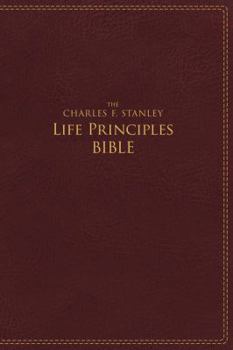 NIV, The Charles F. Stanley Life Principles Bible, Leathersoft, Black, Thumb Indexed: Holy Bible, New International Version