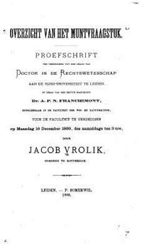 Paperback Overzicht Van Het Muntvraagstuk [Dutch] Book