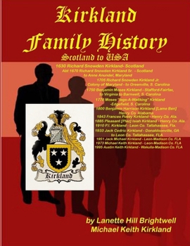 Paperback The Kirkland Family Genealogy Book