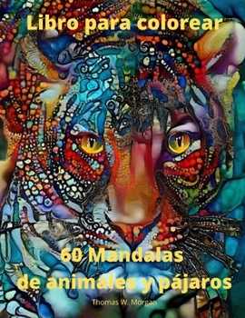 60 Mandalas de animales y p�jaros Libro para colorear: 60 p�ginas premium para colorear con dise�os incre�bles Dise�os de mandalas para aliviar el estr�s con animales y p�jaros para adultos P�ginas pa