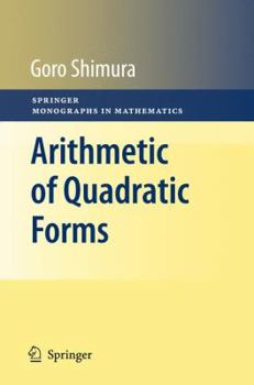 Hardcover Arithmetic of Quadratic Forms Book