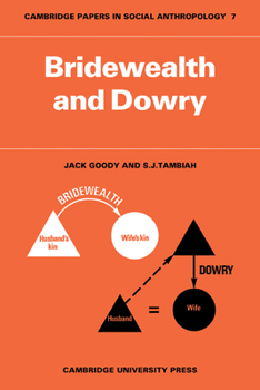 Paperback Bridewealth and Dowry Book