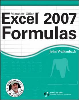 Paperback Excel 2007 Formulas [With CDROM] Book