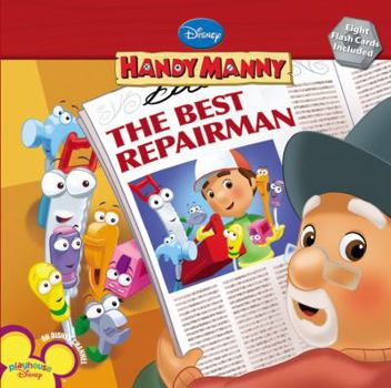 Paperback Handy Manny the Best Repairman [With 8 Flash Cards] Book