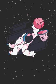 Paperback Astronaut Playing Basketball: Graph Paper Notebook, 6x9 Inch, 120 pages Book