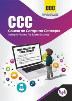 Paperback CCC (Course on Computer Concepts)- Sample Papers for Exam Success Book