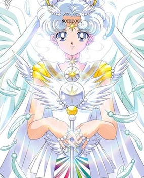 Notebook: Sailor Moon Anime Soft Glossy Cover College Ruled Pages Book 7.5 x 9.25 Inches 110 Pages