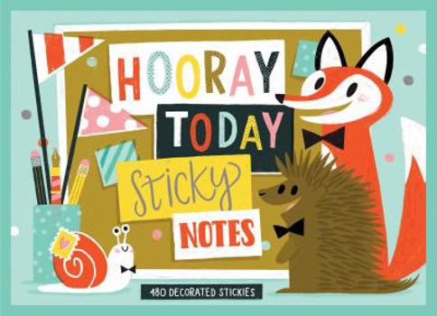 Hardcover Hooray Today Sticky Notes Book