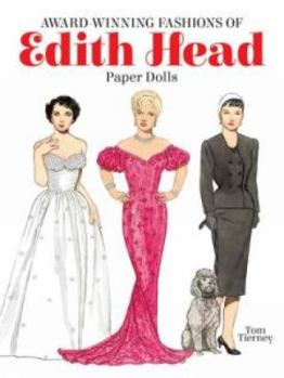 Paperback Award-Winning Fashions of Edith Head Paper Dolls Book