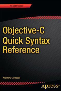 Paperback Objective-C Quick Syntax Reference Book