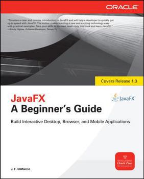 Paperback JavaFX: A Beginner's Guide Book